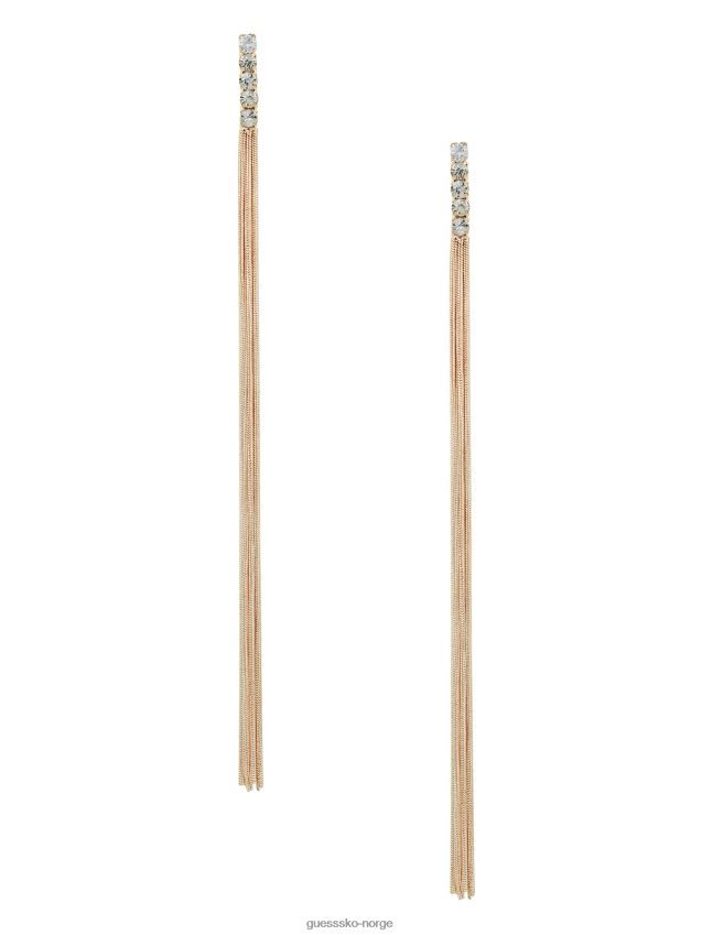 Guess roségull roségullfargede øredobber med frynser Rose gull unisex F0LJ8010204