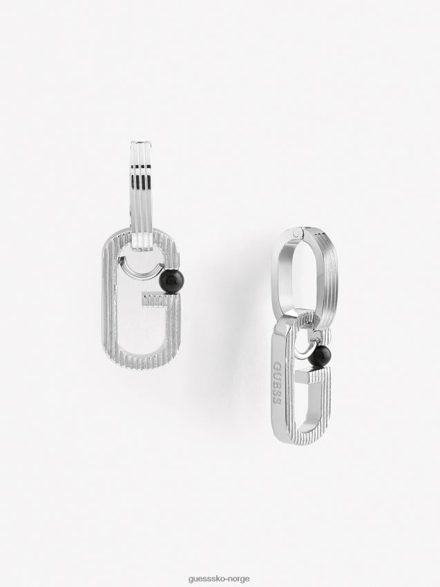 Guess sølv g-striper-single-ørering sølv unisex F0LJ80300