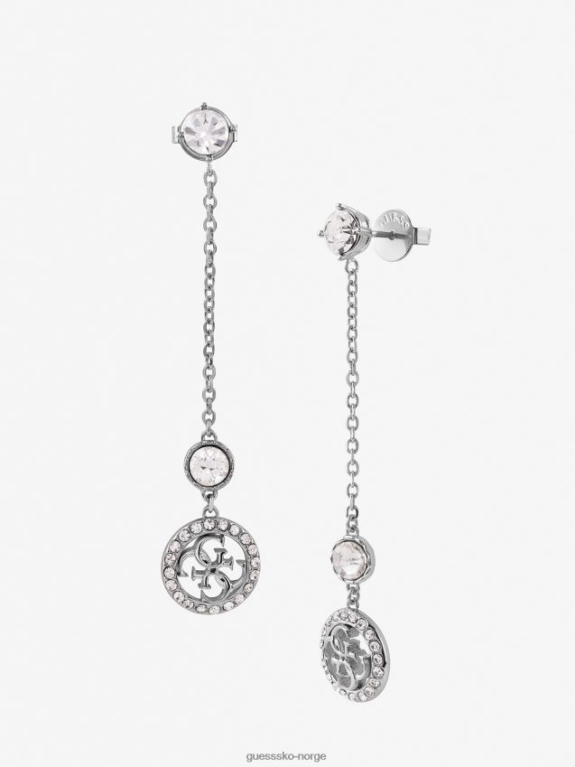 Guess sølv life-in-4g-øredobber sølv unisex F0LJ804279