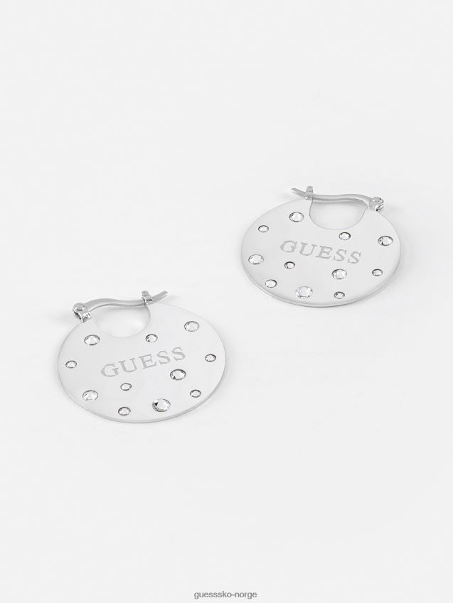 Guess sølv moro-i kveld-øredobber sølv unisex F0LJ806320