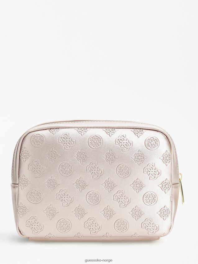 Guess 4g peon logo forfengelighet etui rosa rosa unisex F0LJ804371