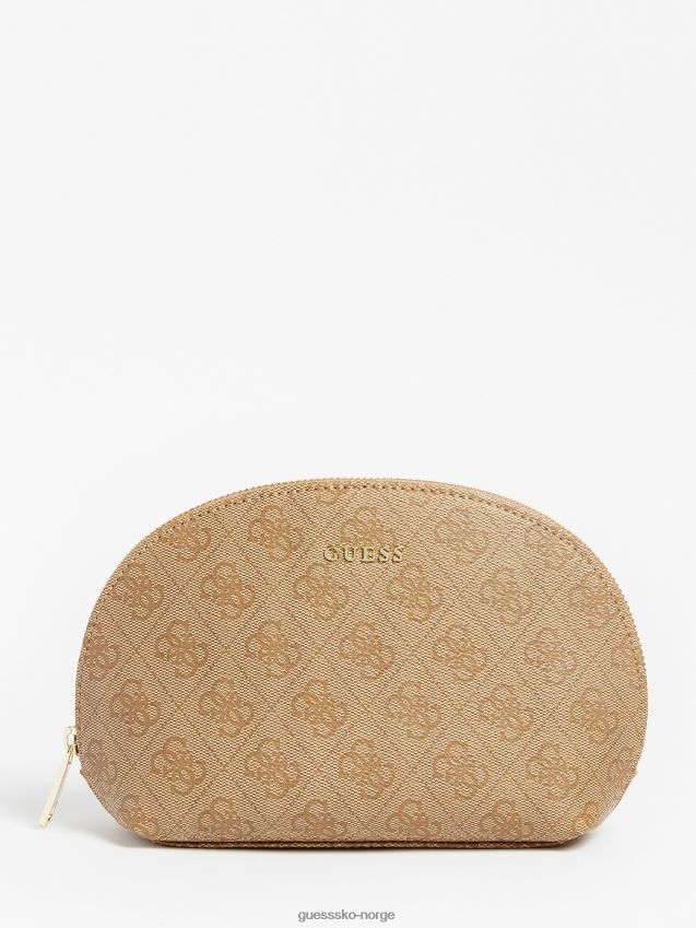 Guess beige tya 4g servantveske med logo beige unisex F0LJ804035