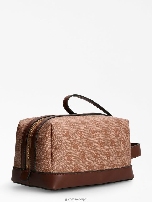 Guess beige vezzola 4g servantveske med logo beige unisex F0LJ80876