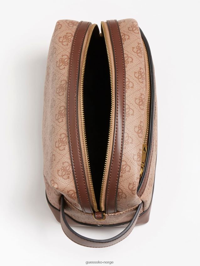 Guess beige vezzola 4g servantveske med logo beige unisex F0LJ80876