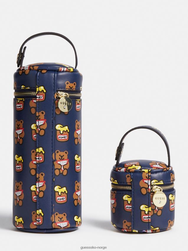 Guess nyfødt tilbehørssett blå multi blå multi unisex F0LJ802358