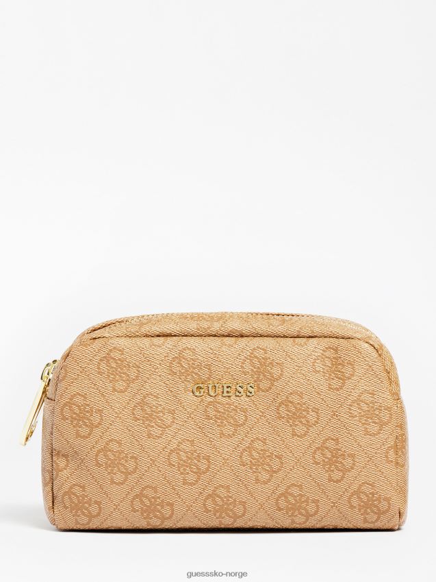 Guess tya 4g logo forfengelighetskoffert beige beige unisex F0LJ804149