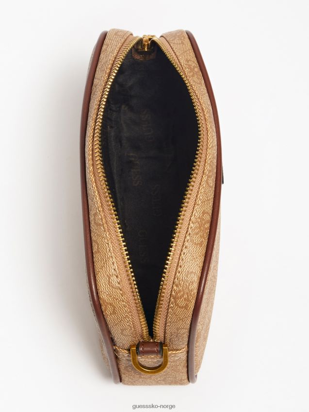 Guess vezzola 4g logo forfengelighetskoffert beige beige unisex F0LJ80647