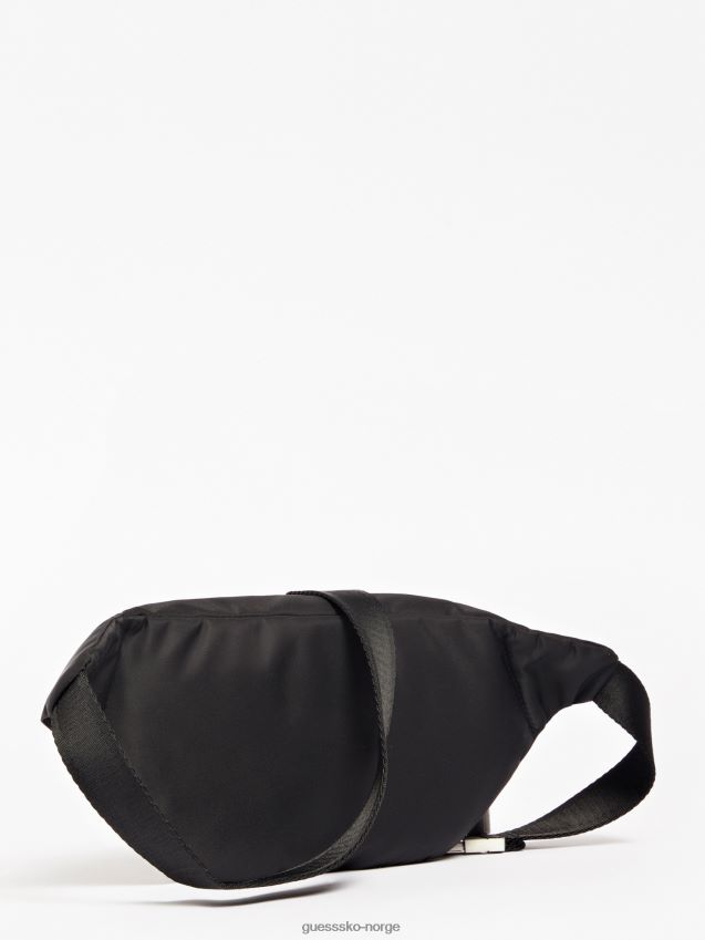Guess certosa nylon smart belteveske svart svart unisex F0LJ8054