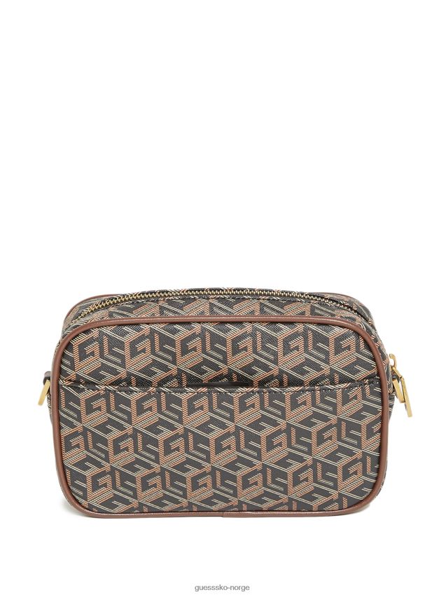 Guess ederlo liten nødvendighetsveske svart svart unisex F0LJ8010887