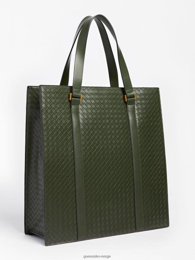 Guess grønn calabria flettet veske grønn unisex F0LJ80986