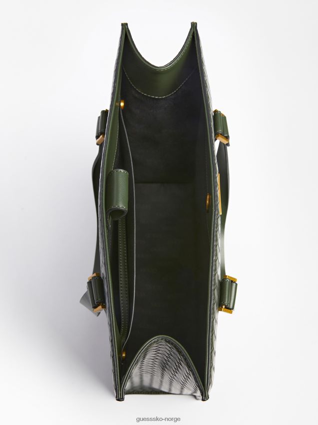 Guess grønn calabria flettet veske grønn unisex F0LJ80986