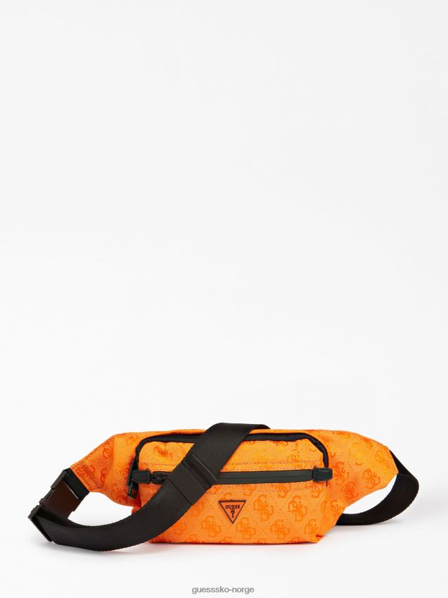 Guess oransje vezzola nylon belteveske oransje unisex F0LJ80503