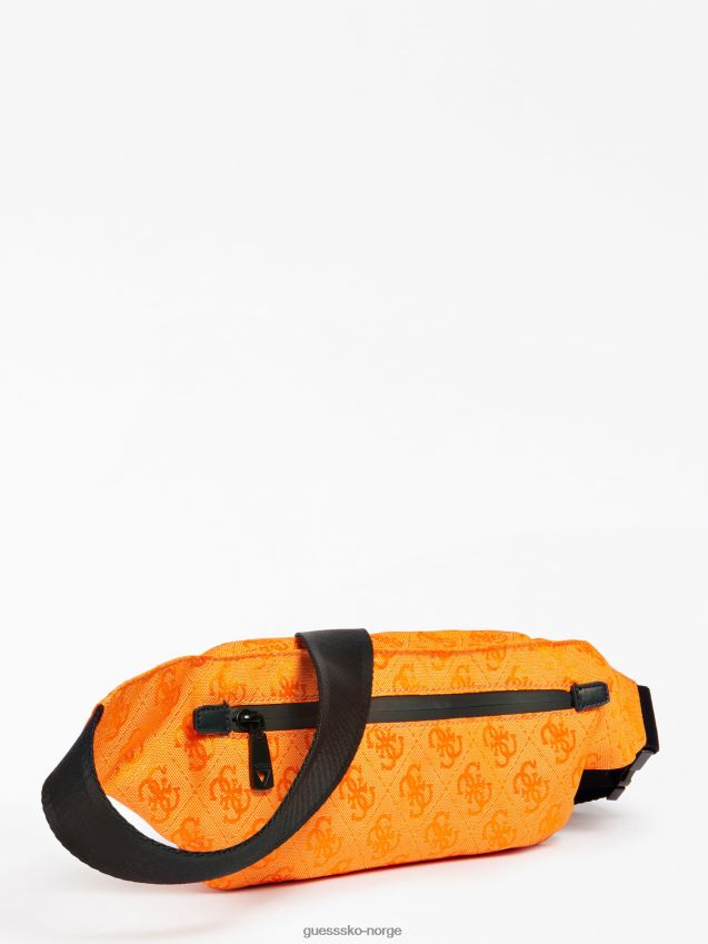 Guess oransje vezzola nylon belteveske oransje unisex F0LJ80503