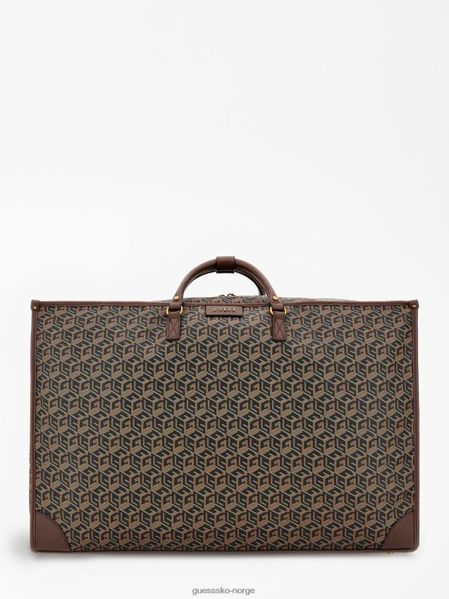 Guess svart ederlo g cube-logo weekendveske svart unisex F0LJ80992