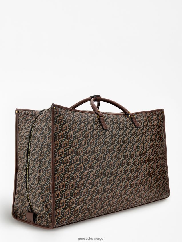 Guess svart ederlo g cube-logo weekendveske svart unisex F0LJ80992