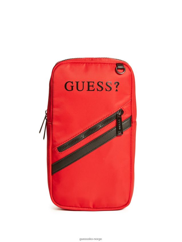 Guess toby slyngepose rød rød unisex F0LJ808763