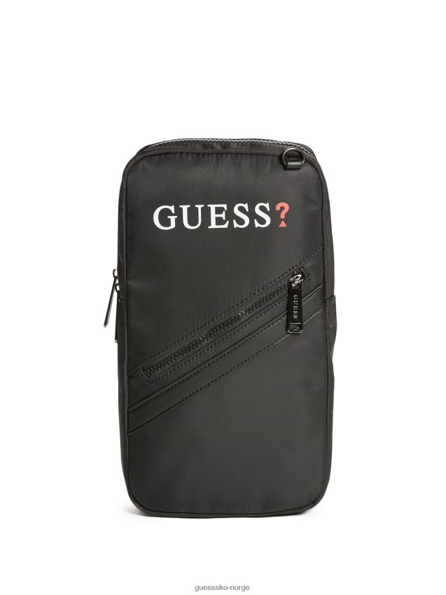 Guess toby slyngeveske svart svart unisex F0LJ808839