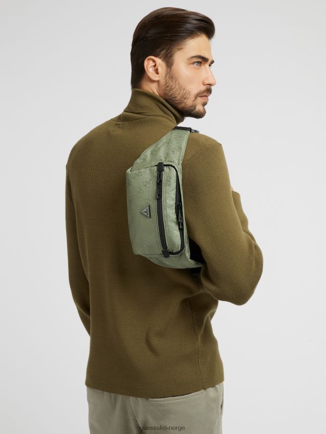 Guess vezzola nylon belteveske grønn grønn unisex F0LJ80436