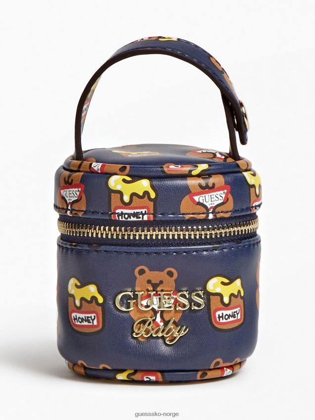 Guess blå multi nyfødt smokkholderveske blå multi unisex F0LJ802491