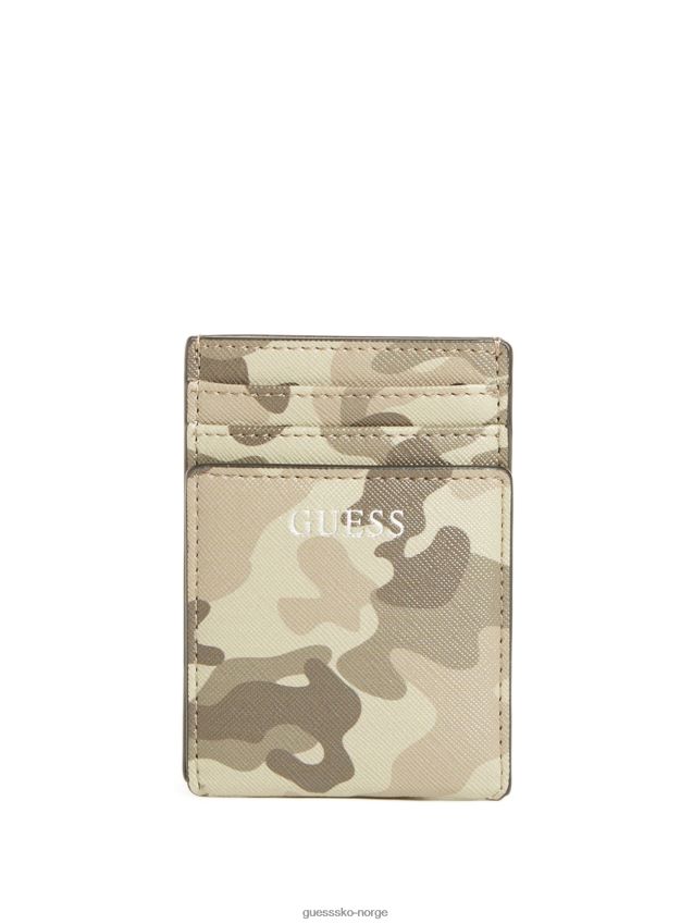 Guess camo bifold kortholder kamuflasje kamuflere unisex F0LJ808782