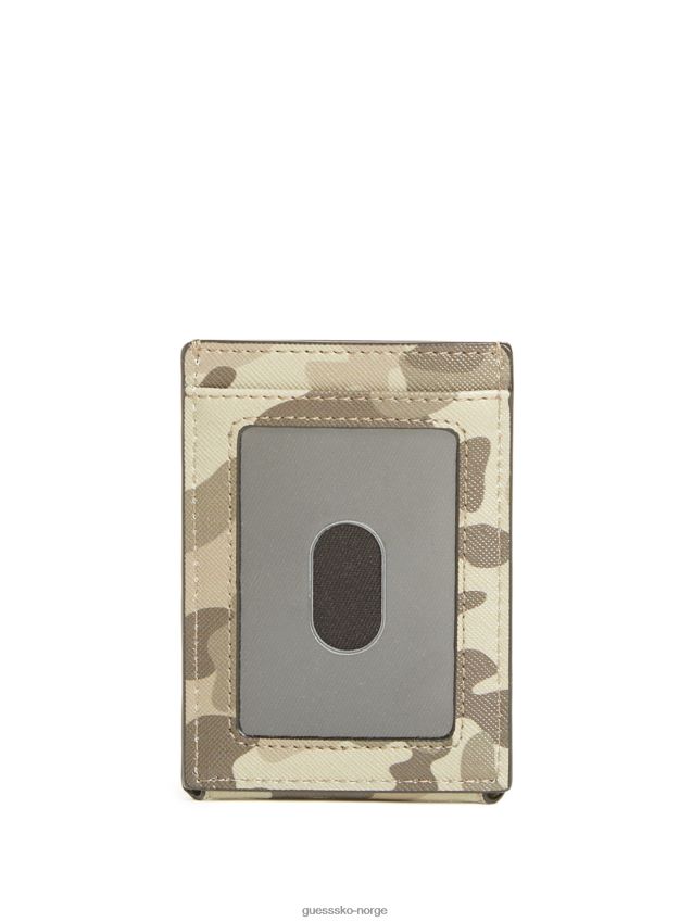 Guess camo bifold kortholder kamuflasje kamuflere unisex F0LJ808782