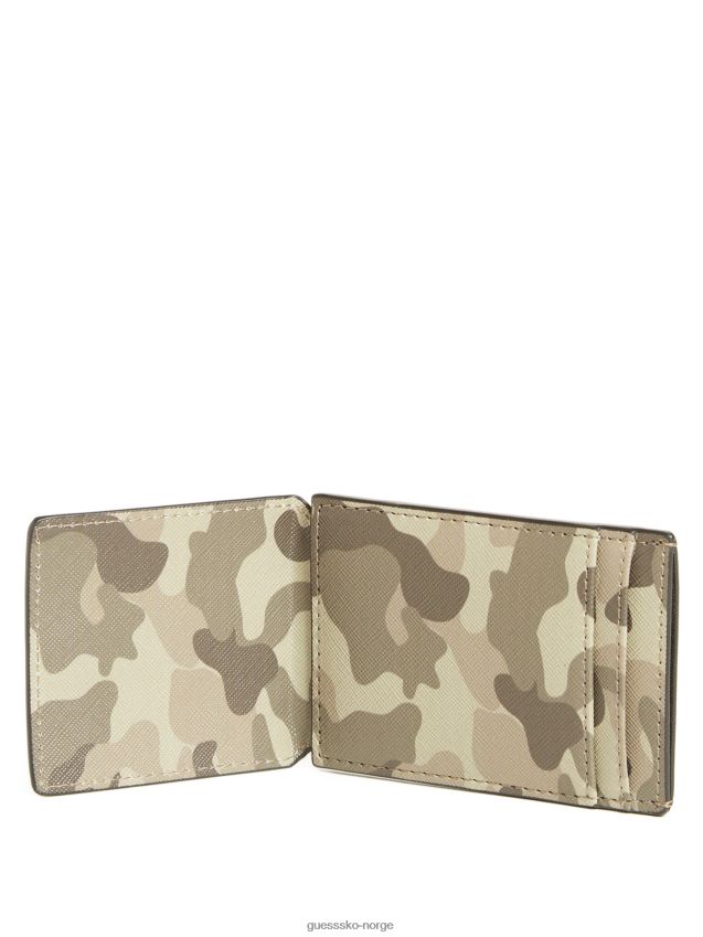 Guess camo bifold kortholder kamuflasje kamuflere unisex F0LJ808782