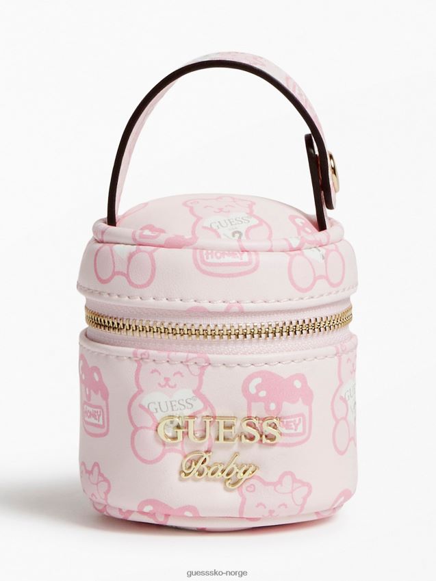 Guess nyfødt smokkholderveske rosa rosa unisex F0LJ802524