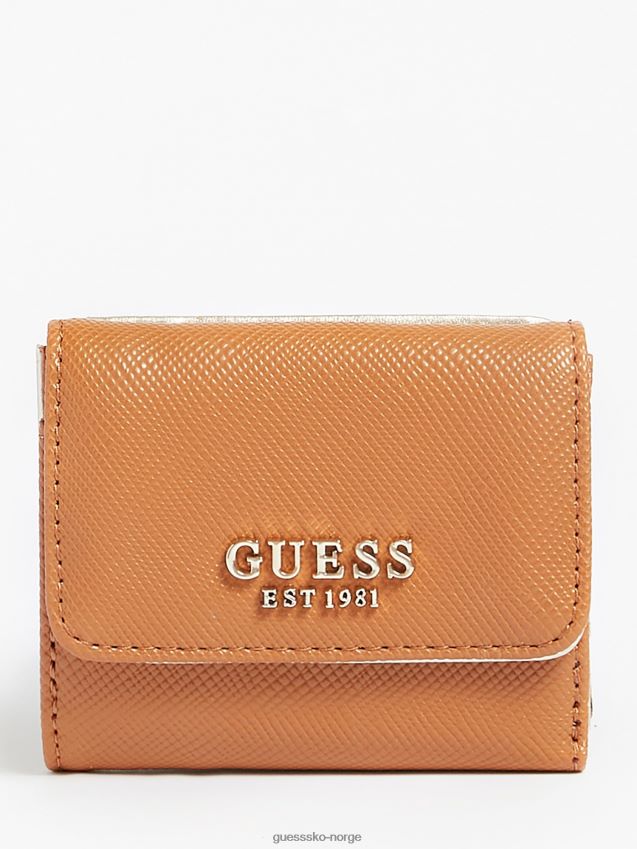 Guess rød laurbær saffiano kredittkortholder rød unisex F0LJ804653