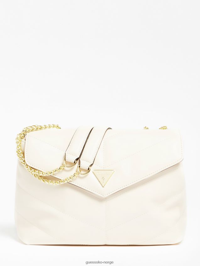 Guess Natalie vattert crossboyd bag hvit hvit unisex F0LJ805650