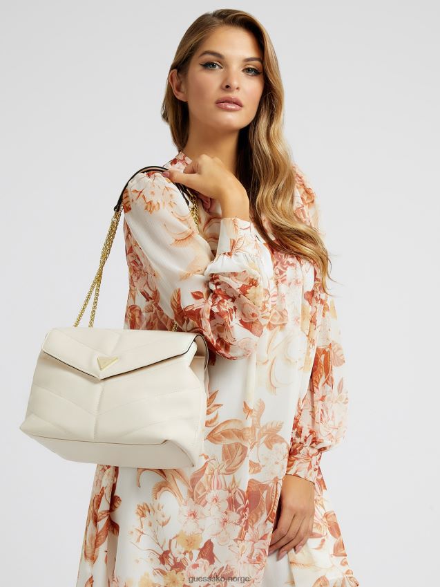 Guess Natalie vattert crossboyd bag hvit hvit unisex F0LJ805650