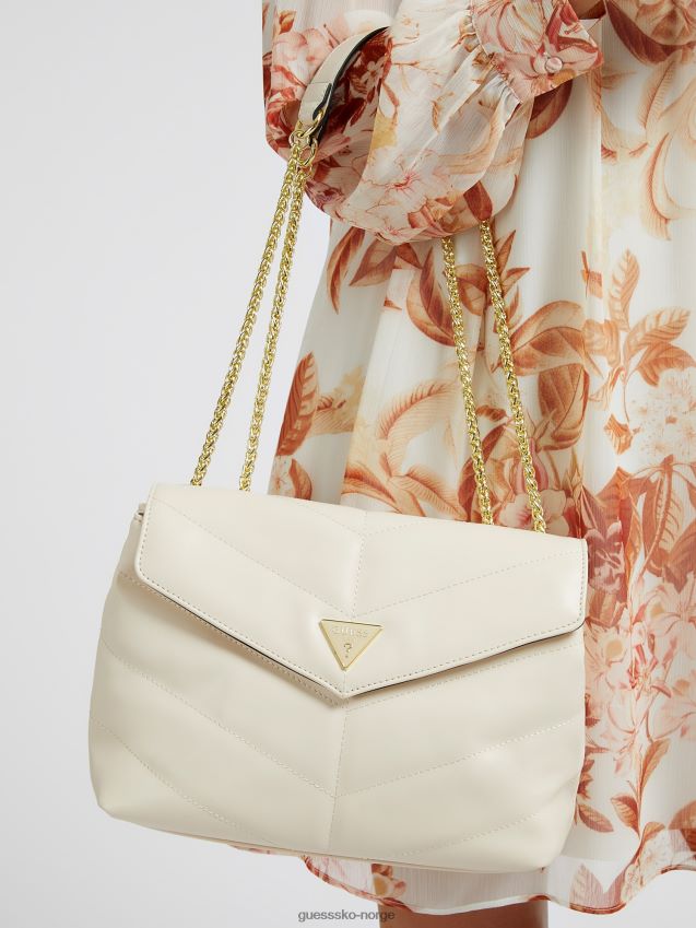 Guess Natalie vattert crossboyd bag hvit hvit unisex F0LJ805650