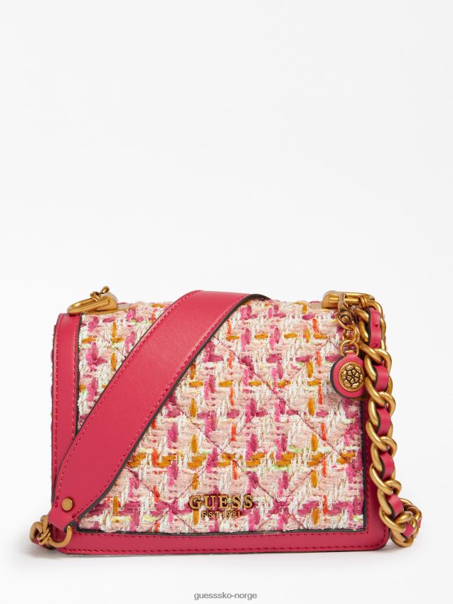 Guess abey mini crossbody bag rosa rosa unisex F0LJ804979