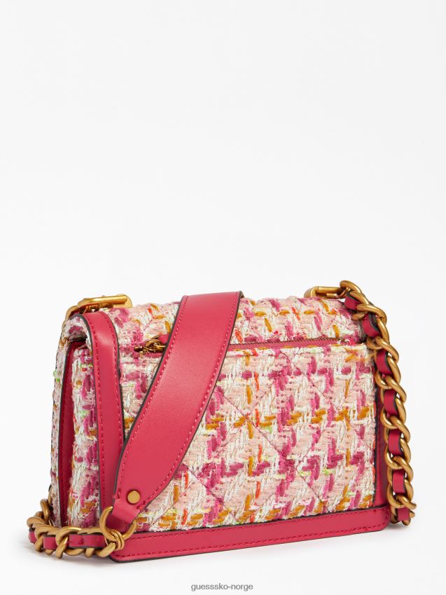 Guess abey mini crossbody bag rosa rosa unisex F0LJ804979