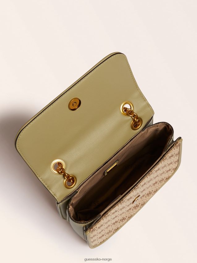 Guess aileen 4g logo crossbody bag grønn grønn unisex F0LJ805080