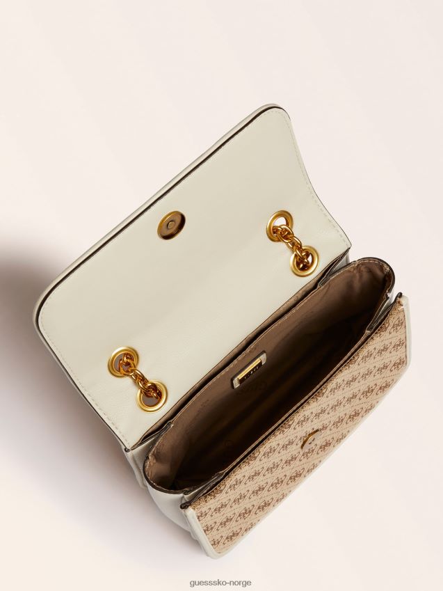 Guess aileen 4g logo crossbody bag hvit hvit unisex F0LJ805032