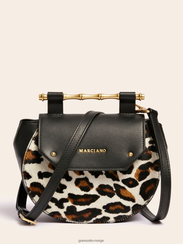Guess animalier alia mini crossbody-veske i ekte skinn dyrere unisex F0LJ805368