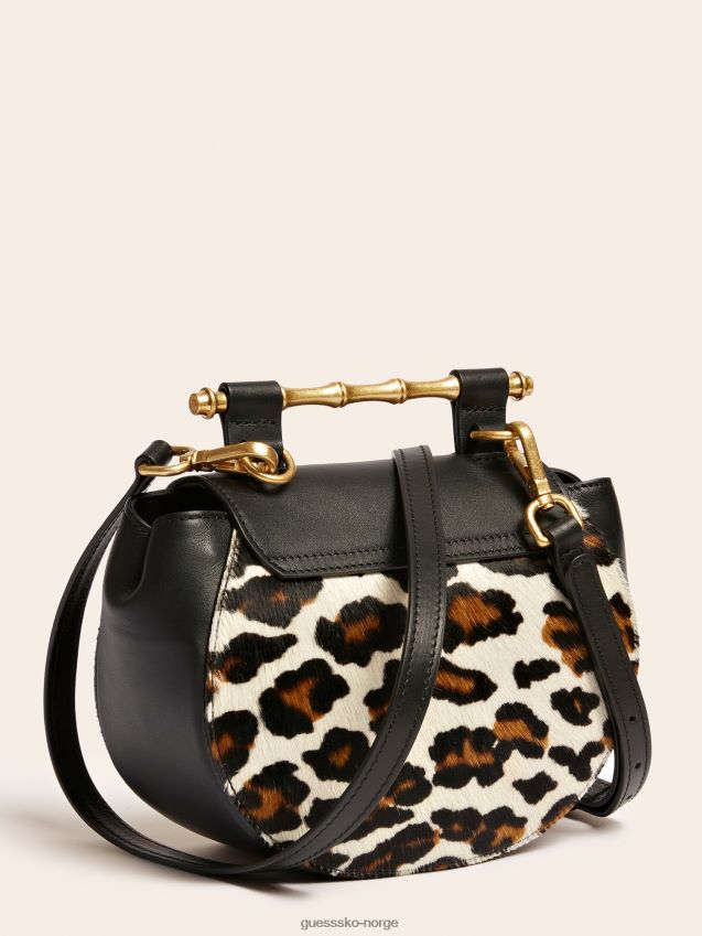 Guess animalier alia mini crossbody-veske i ekte skinn dyrere unisex F0LJ805368