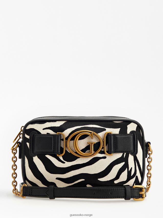 Guess animalier aviana crossbody i ekte skinn dyrere unisex F0LJ805097