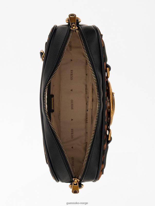 Guess animalier aviana mini crossbody i ekte skinn dyrere unisex F0LJ805335