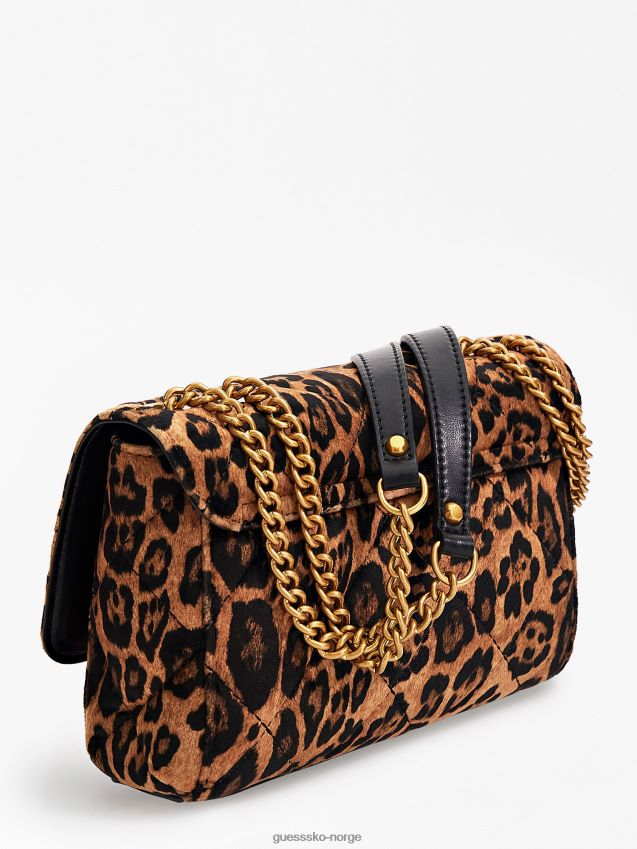 Guess animalier dyreprint cessily crossbody-veske dyrere unisex F0LJ804945