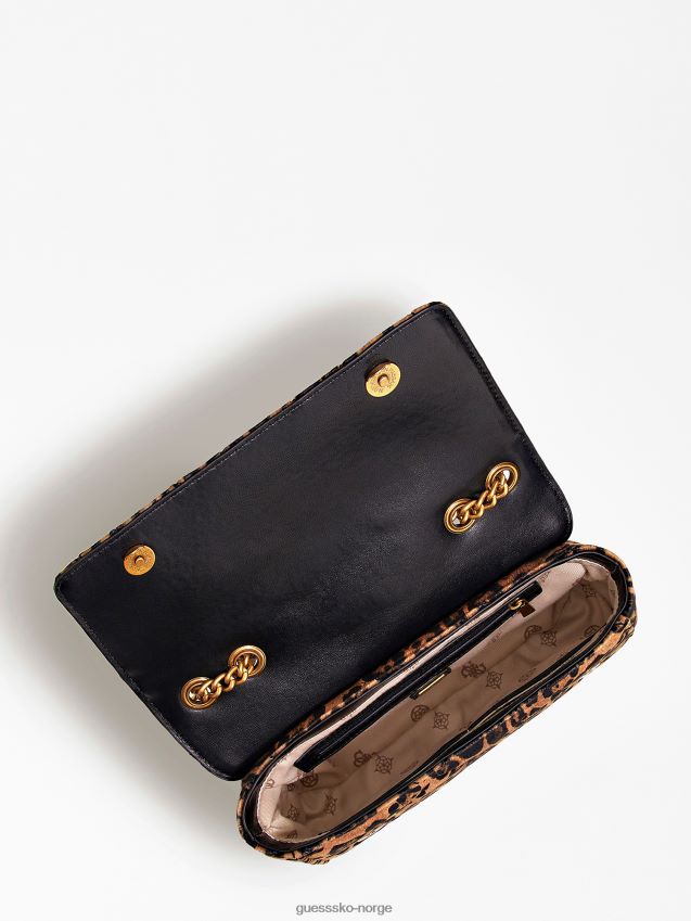 Guess animalier dyreprint cessily crossbody-veske dyrere unisex F0LJ804945