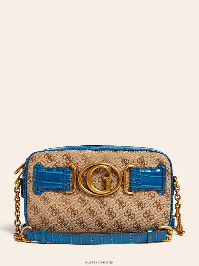 Guess aviana crossbody blå blå unisex F0LJ805074