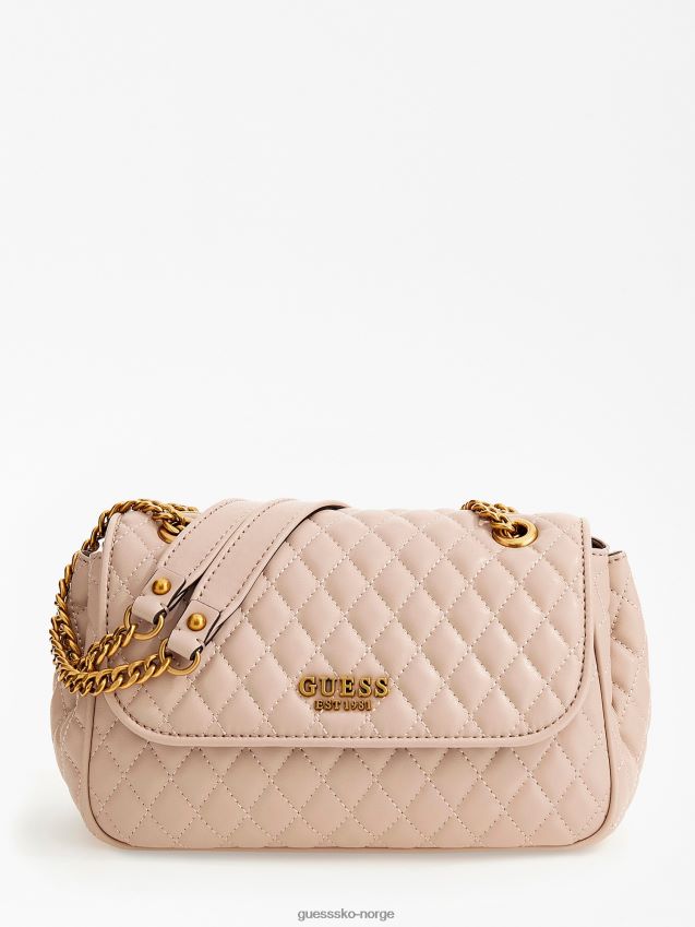 Guess beige maila vattert crossbody-veske beige unisex F0LJ802949