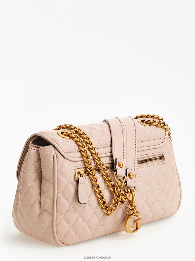 Guess beige maila vattert crossbody-veske beige unisex F0LJ802949