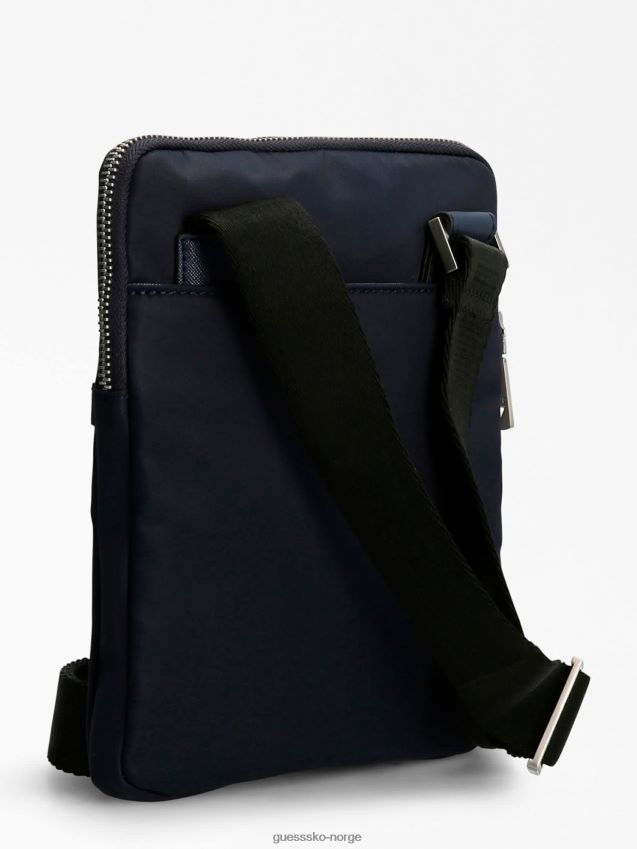 Guess blå certosa nylon smart mini crossbody blå unisex F0LJ801006