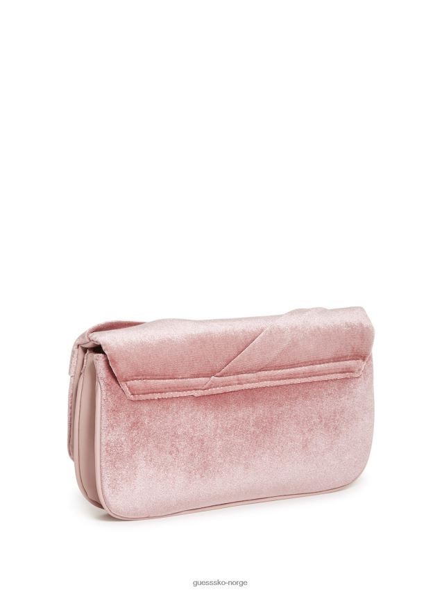 Guess blush allegra plissert clutch rødme unisex F0LJ807806