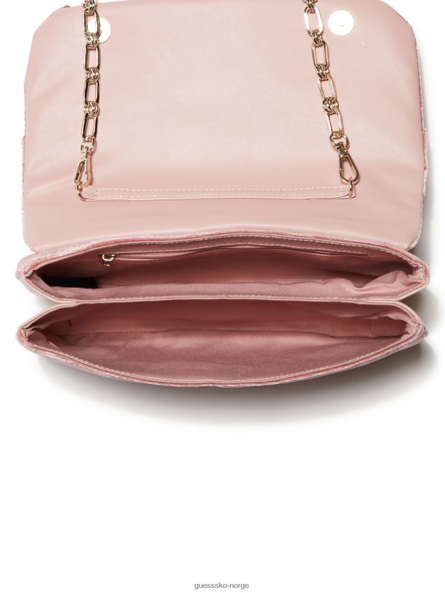 Guess blush allegra plissert clutch rødme unisex F0LJ807806