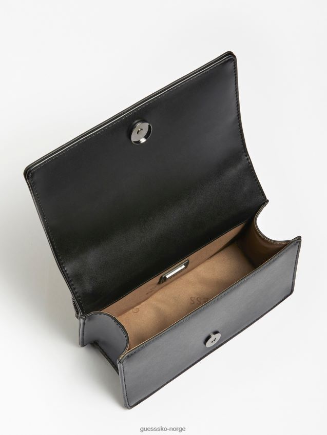 Guess brilla 4g logo crossbody bag svart svart unisex F0LJ803498