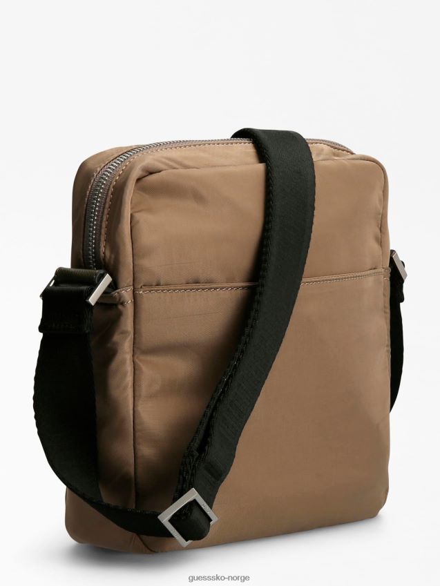 Guess certosa nylon mini crossbody grå grå unisex F0LJ80523