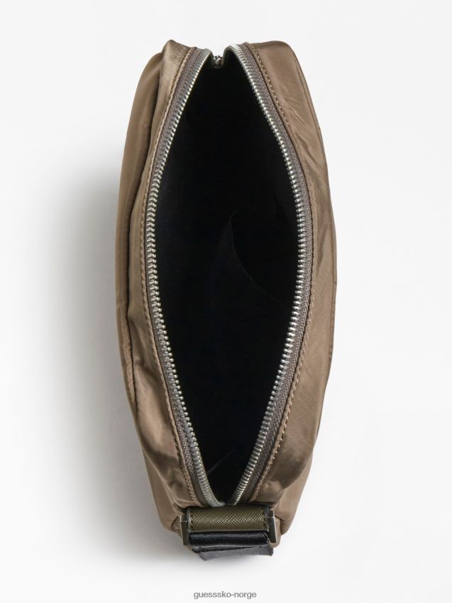 Guess certosa nylon mini crossbody grå grå unisex F0LJ80523